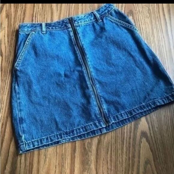 Hollister Ultra High Rise Junior Denim Jean Skirt - Picture 1 of 6
